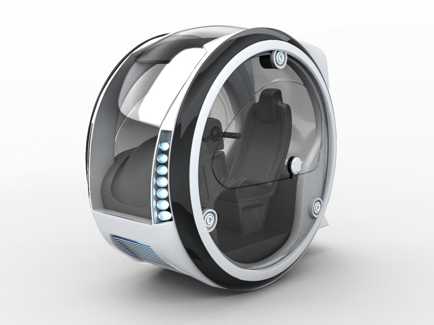 Circle Car Hover 3D Model - TurboSquid 1179477