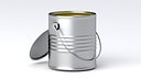 Metal Paint Bucket yellow