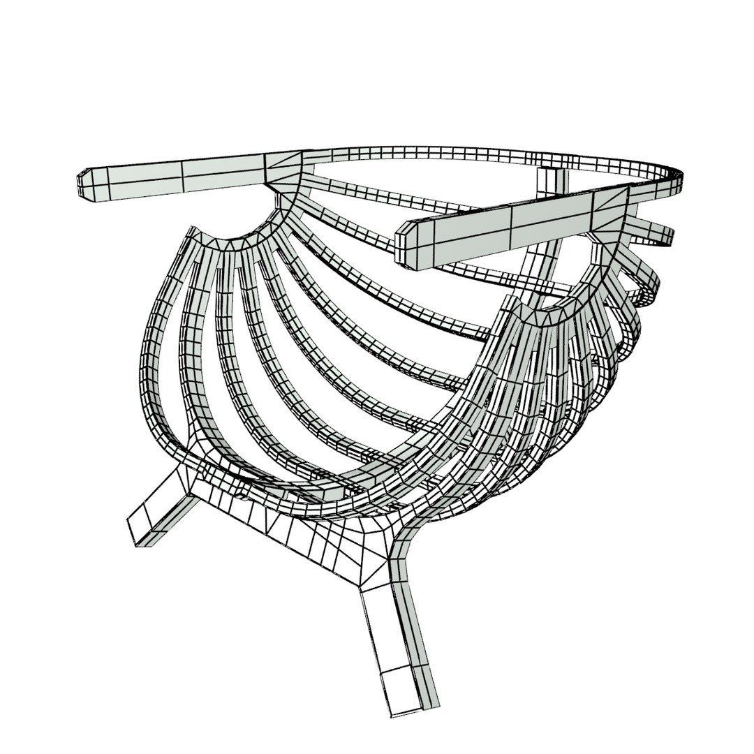 Shell Chair Marco Sousa Dwg