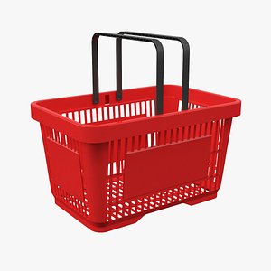 3D model shopping basket contains