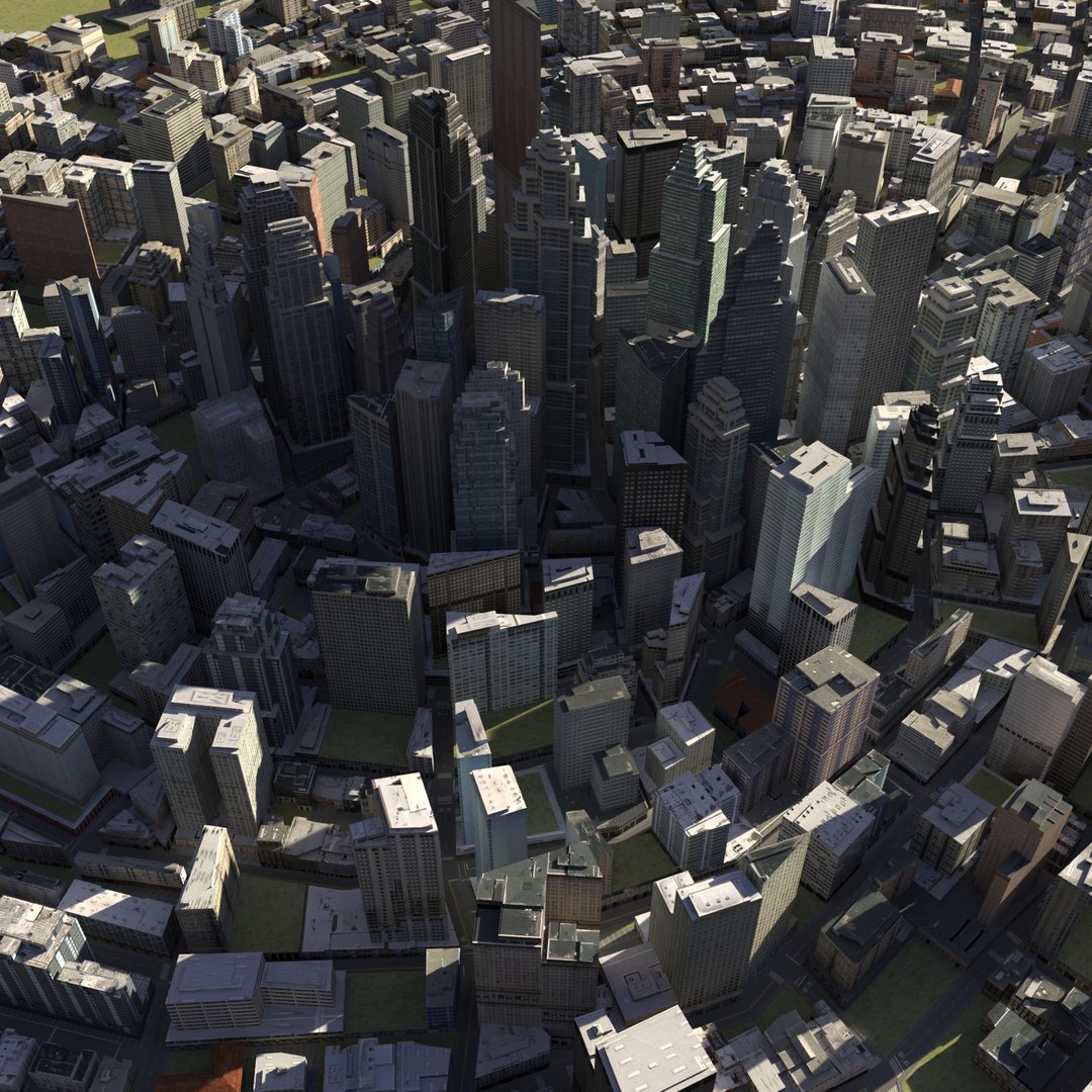 City Cityscape 3D - TurboSquid 1682841