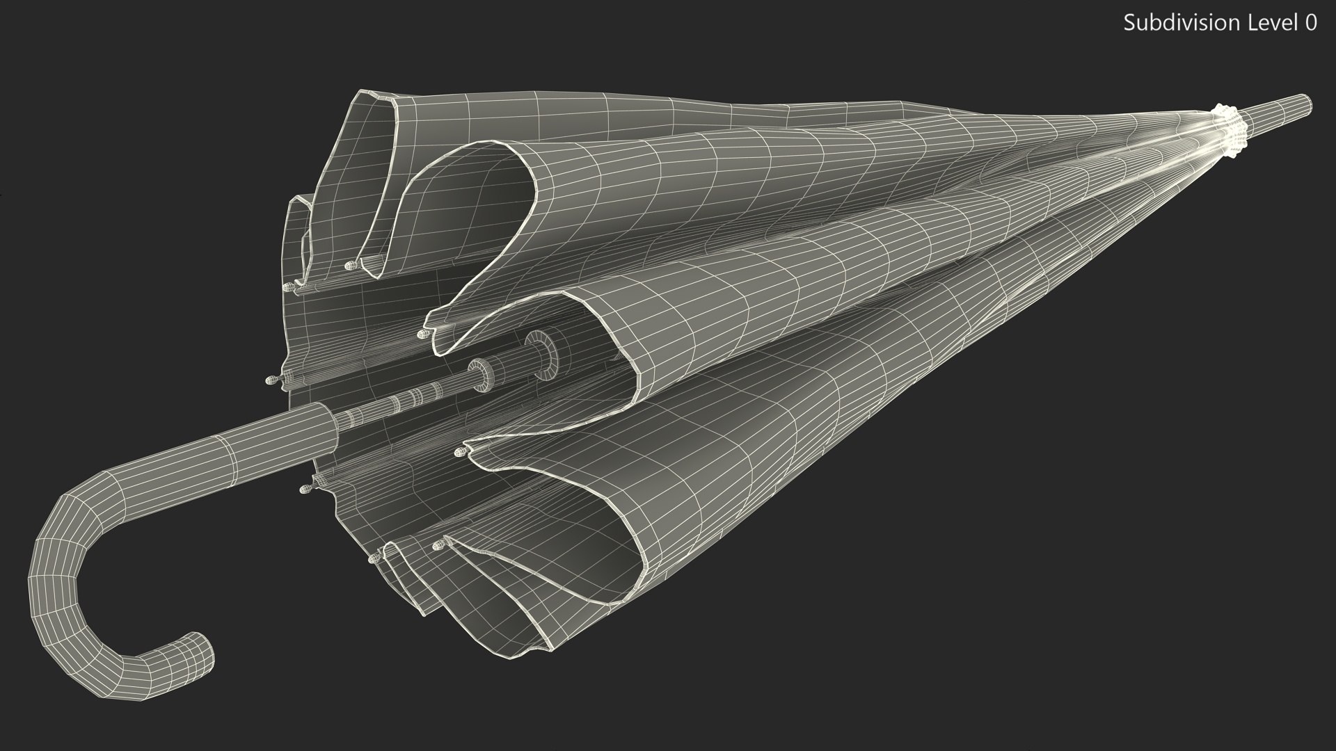 classic-folded-umbrella-model-turbosquid-2221941
