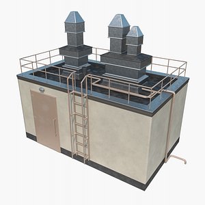 Rooftop Gate 3D model