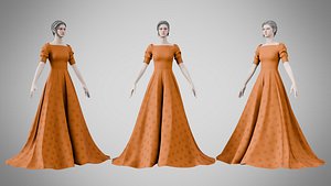 Dress 50 Desert 3D model