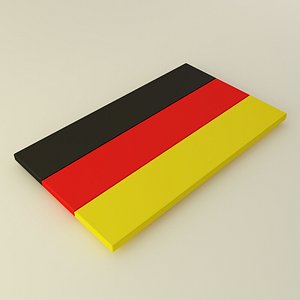 3D Germany Flag