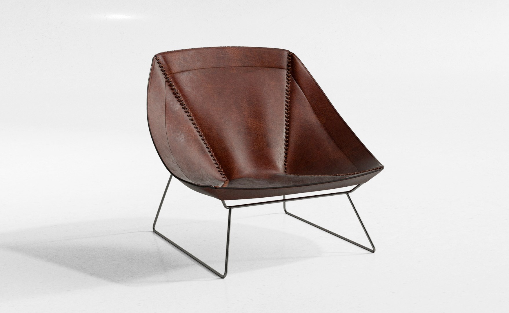 stick chair 3d model