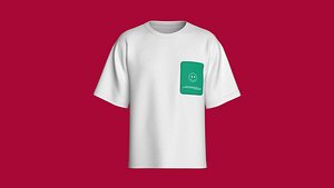 Men Minimal Pocket Tee model