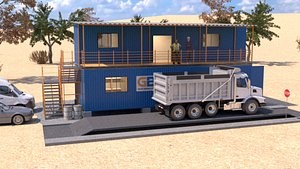 CONTAINER OFICINAS - OFFICE CONTAINER 3D model