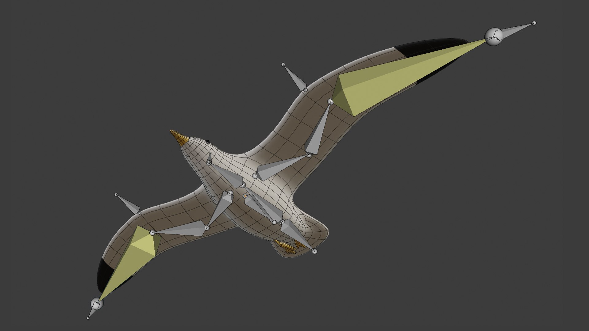 3D stylized gull model - TurboSquid 1635098