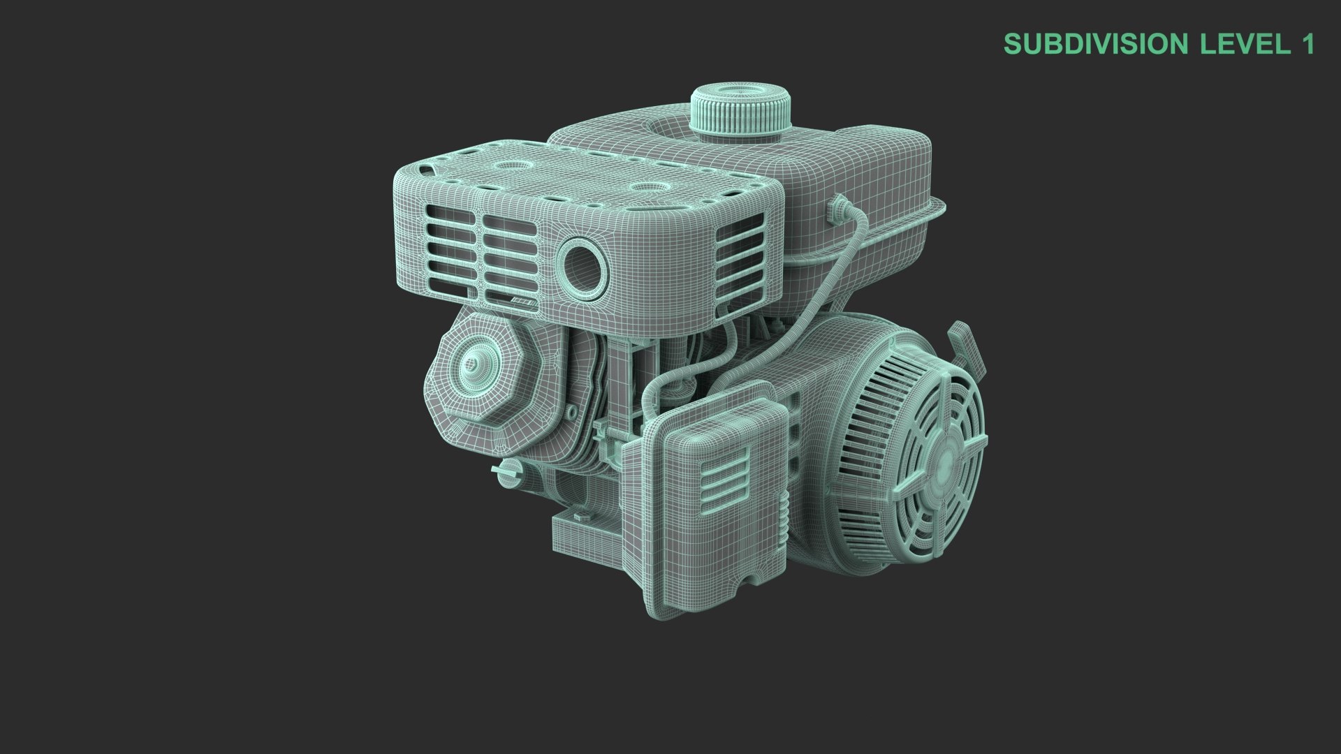 Engine 3D model https://p.turbosquid.com/ts-thumb/yJ/9uaFrw/Zd/wireframe_0004/jpg/1736800783/1920x1080/fit_q87/c233e21823201ac91993c3389a5d2f96beebd5f2/wireframe_0004.jpg