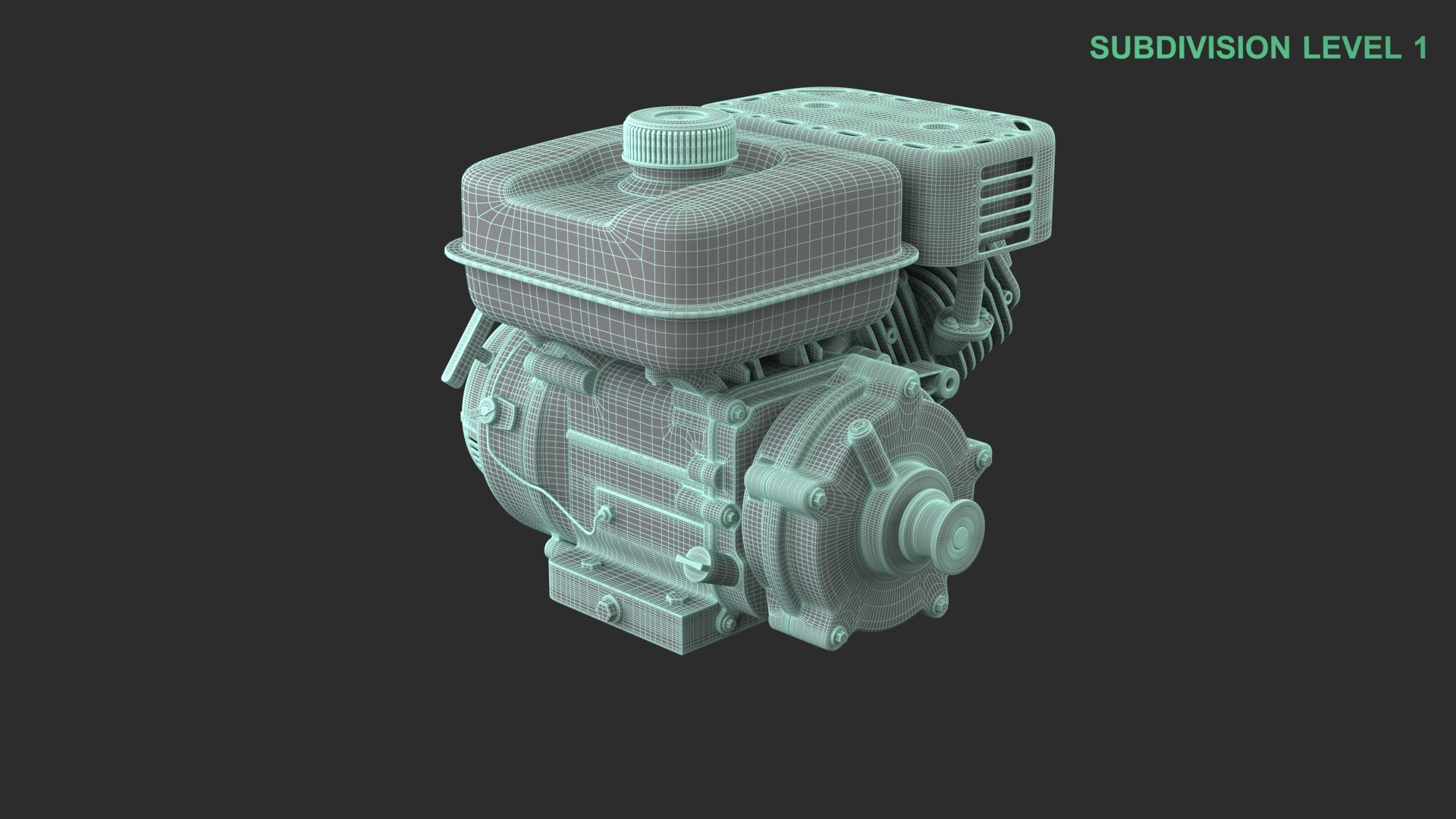 Engine 3D model https://p.turbosquid.com/ts-thumb/yJ/9uaFrw/az/wireframe_0006/jpg/1736800784/1920x1080/fit_q87/75a3e3b7895e7f5784bd50724a446ba7f9bc6a30/wireframe_0006.jpg