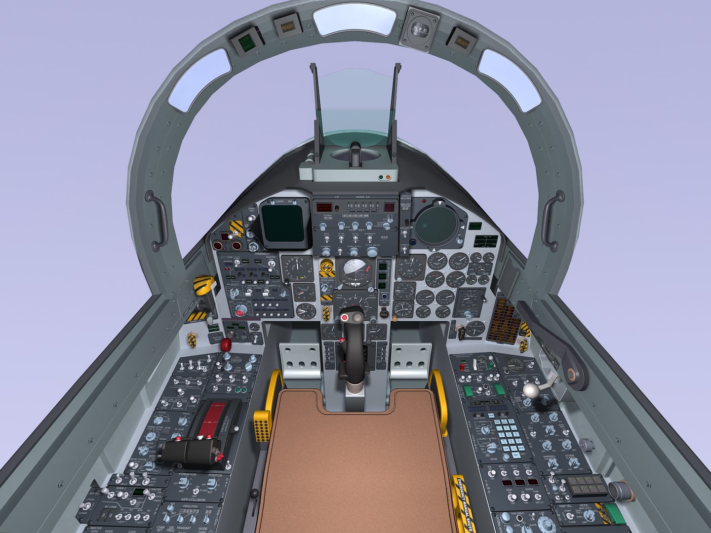 3d Model F-15c Cockpit