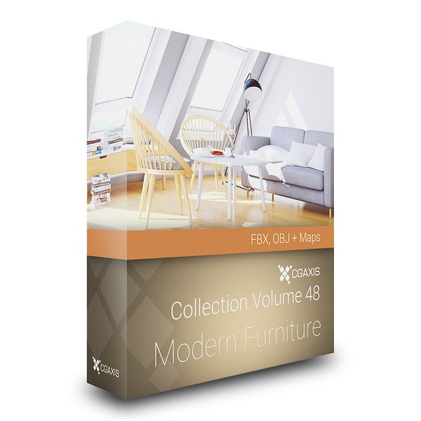volume 48 furniture 3d obj