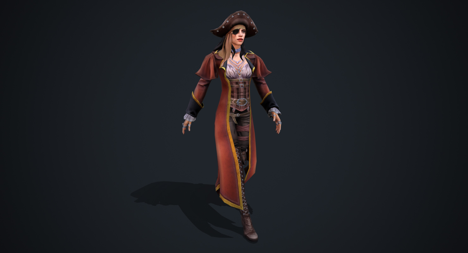 pirates real-time 3D model https://p.turbosquid.com/ts-thumb/yJ/EedyHF/pG8LYcMr/preview_red_captain_animation/jpg/1516296182/1920x1080/turn_fit_q99/09049faa8f6ad0fc2effffecc52b9ce38688d207/preview_red_captain_animation-1.jpg