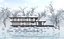 Winter Lake House Exterior and Interior