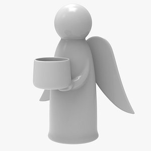 3D Angel CandleStick model