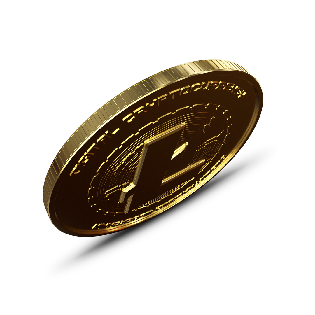 Litecoin coin crypto 3D model - TurboSquid 1682561