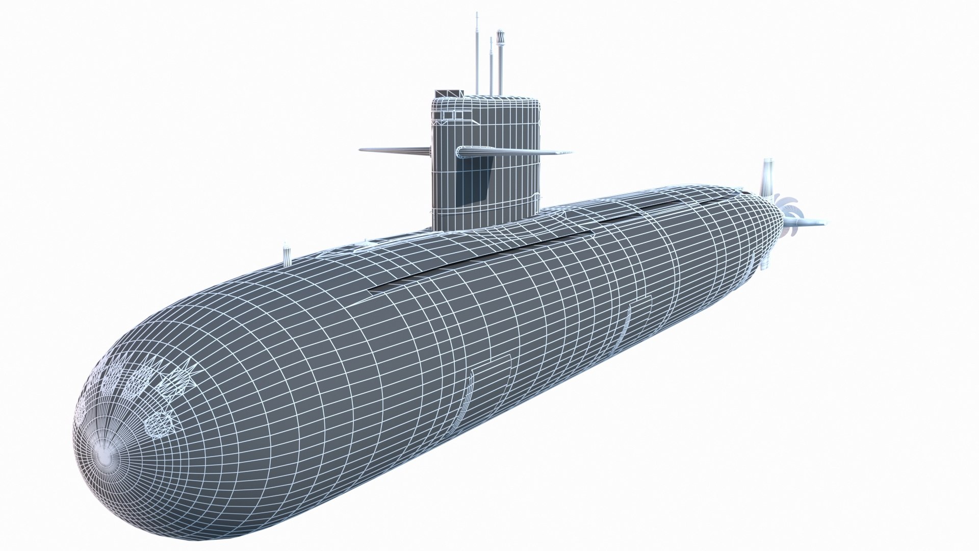 Chinese Type 093 Nuclear Submarine 3D - TurboSquid 2547992