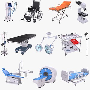 3D Medical Equipment Collection 4