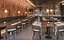 3D modern restaurant