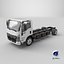 Isuzu Truck Electric NRR EV 176 Inch Bodiless 3D model