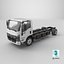 Isuzu Truck Electric NRR EV 176 Inch Bodiless 3D model