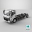 Isuzu Truck Electric NRR EV 176 Inch Bodiless 3D model