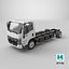 Isuzu Truck Electric NRR EV 176 Inch Bodiless 3D model