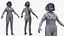 3D model Man and Woman in Overall Outfit 6
