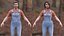 3D model Man and Woman in Overall Outfit 6