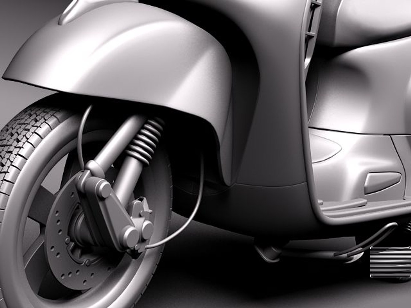 Vespa 300 Gts Super 3d Model