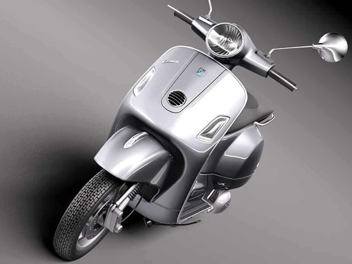 Vespa 300 Gts Super 3d Model