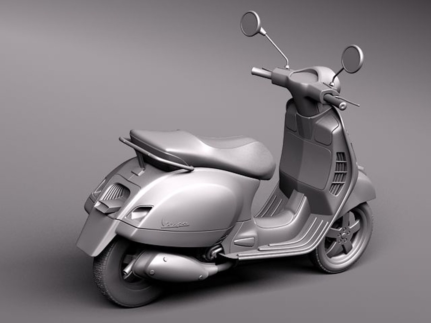 Vespa 300 Gts Super 3d Model