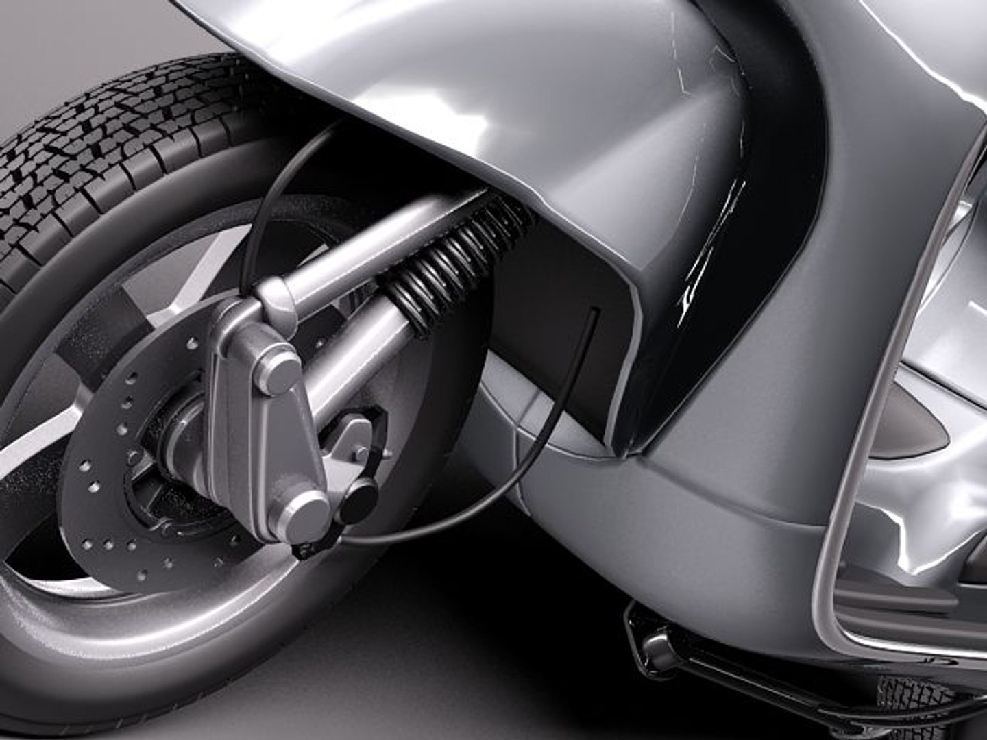 Vespa 300 Gts Super 3d Model