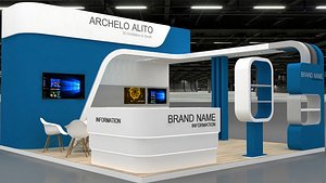 3D booth 3d exhibition