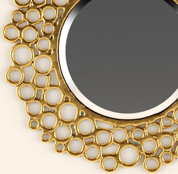 mirror bubbles 3d model