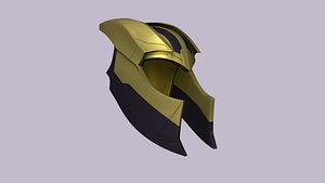 thanos helmet - character design 3D model