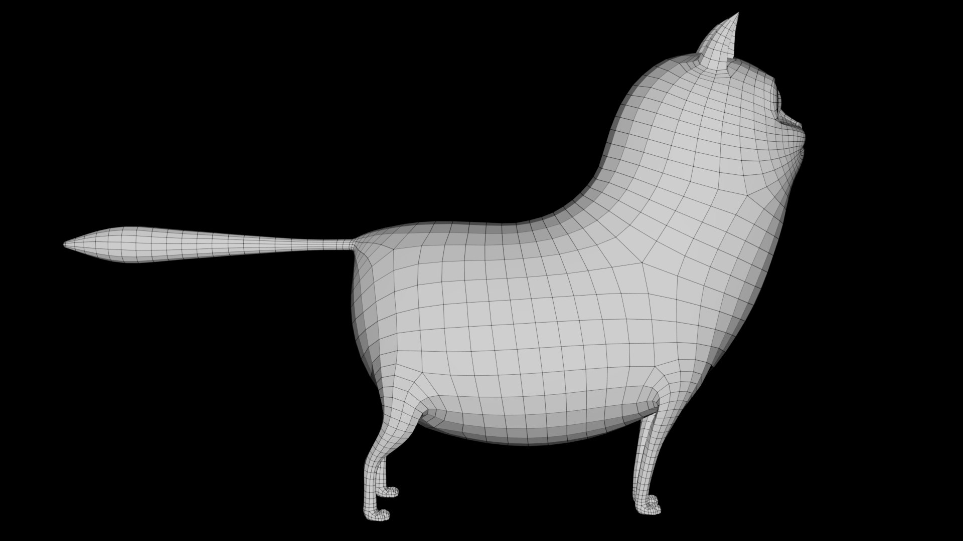 Stylized Cat Cartoon Model - TurboSquid 2382526