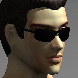 3D_male head 05