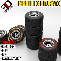 3d pirelli cinturato wheel