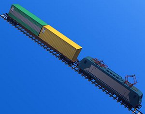 European cargo train