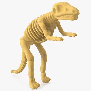 Tyrannosaurus Skeleton Toy 3D model