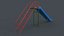 PBR Modular Outdoor Straight and Wave Slide A