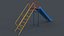 PBR Modular Outdoor Straight and Wave Slide A
