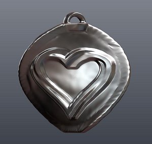 3d model hearts fused