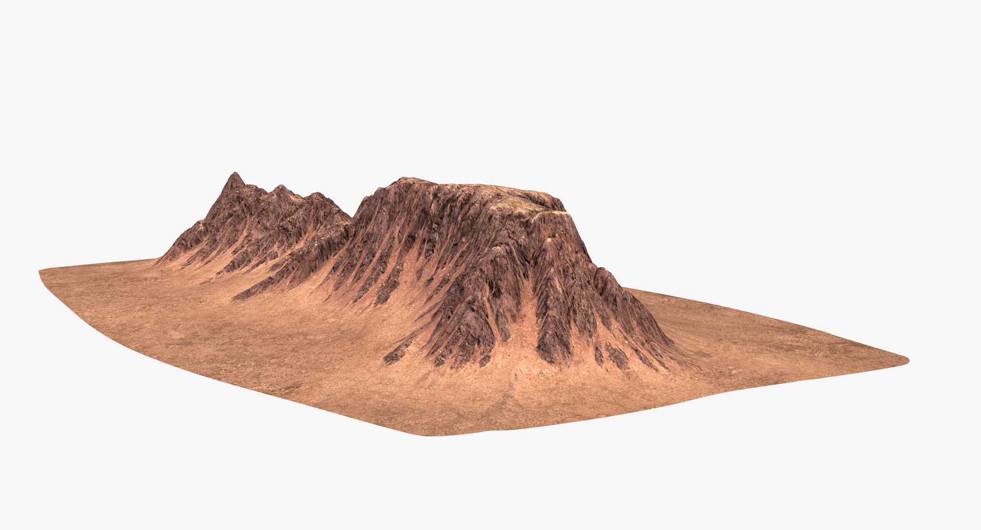 Mountain Ridge 3 3D Model - TurboSquid 1253259