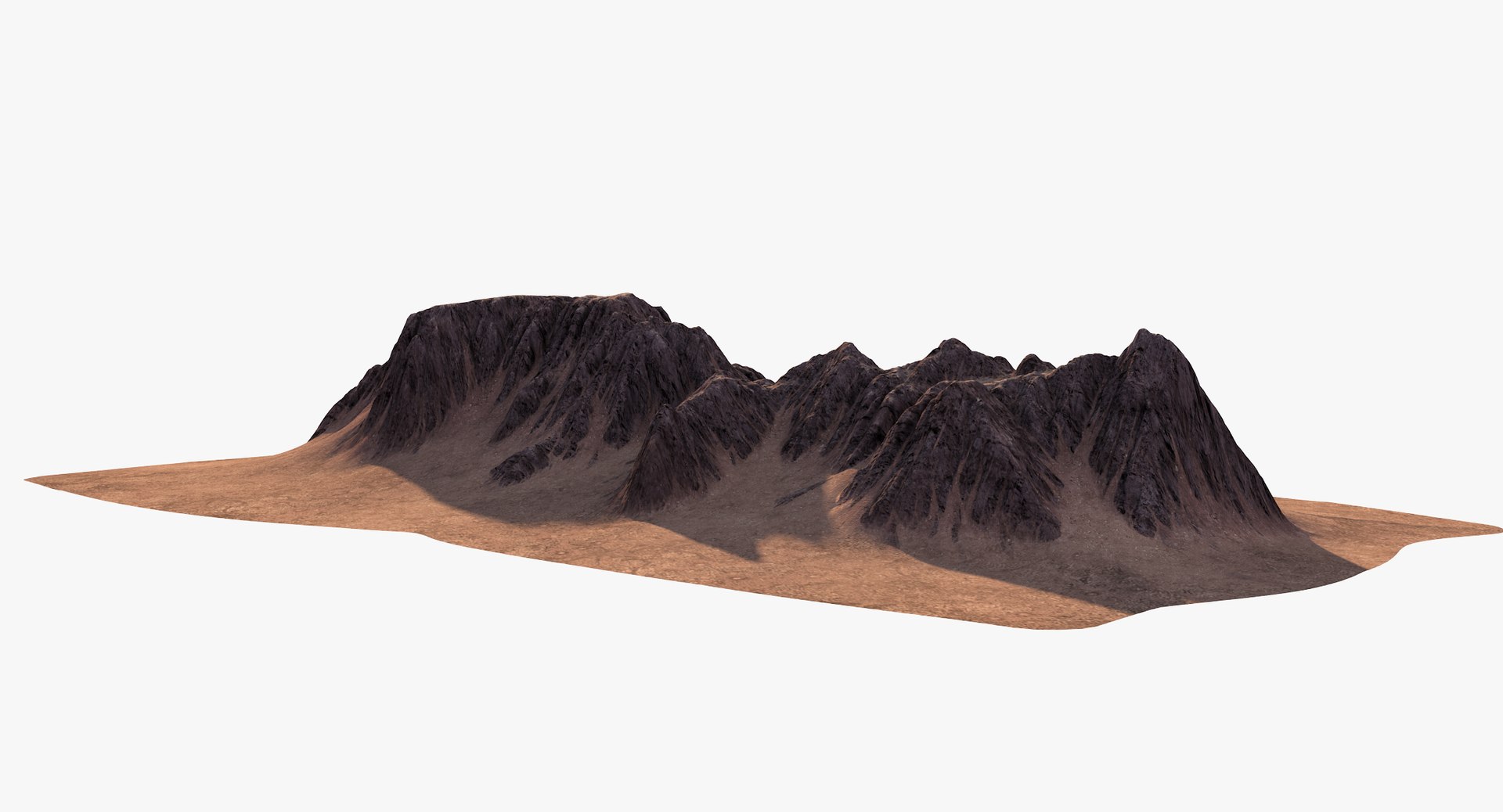 Mountain Ridge 3 3D Model - TurboSquid 1253259