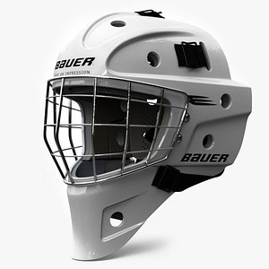 3D Bauer Ice Hockey Goalie Helmet