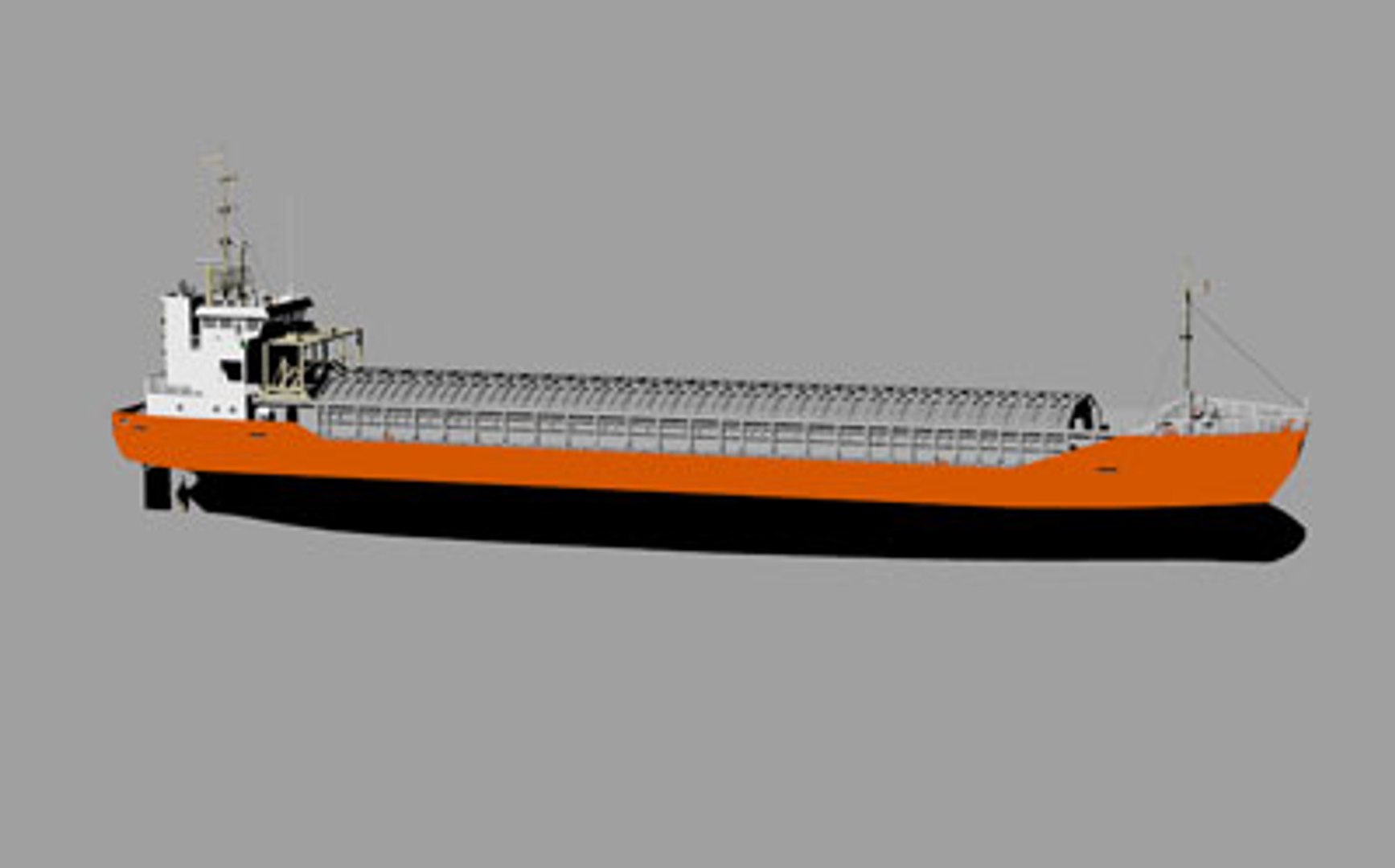 3d cargo ship