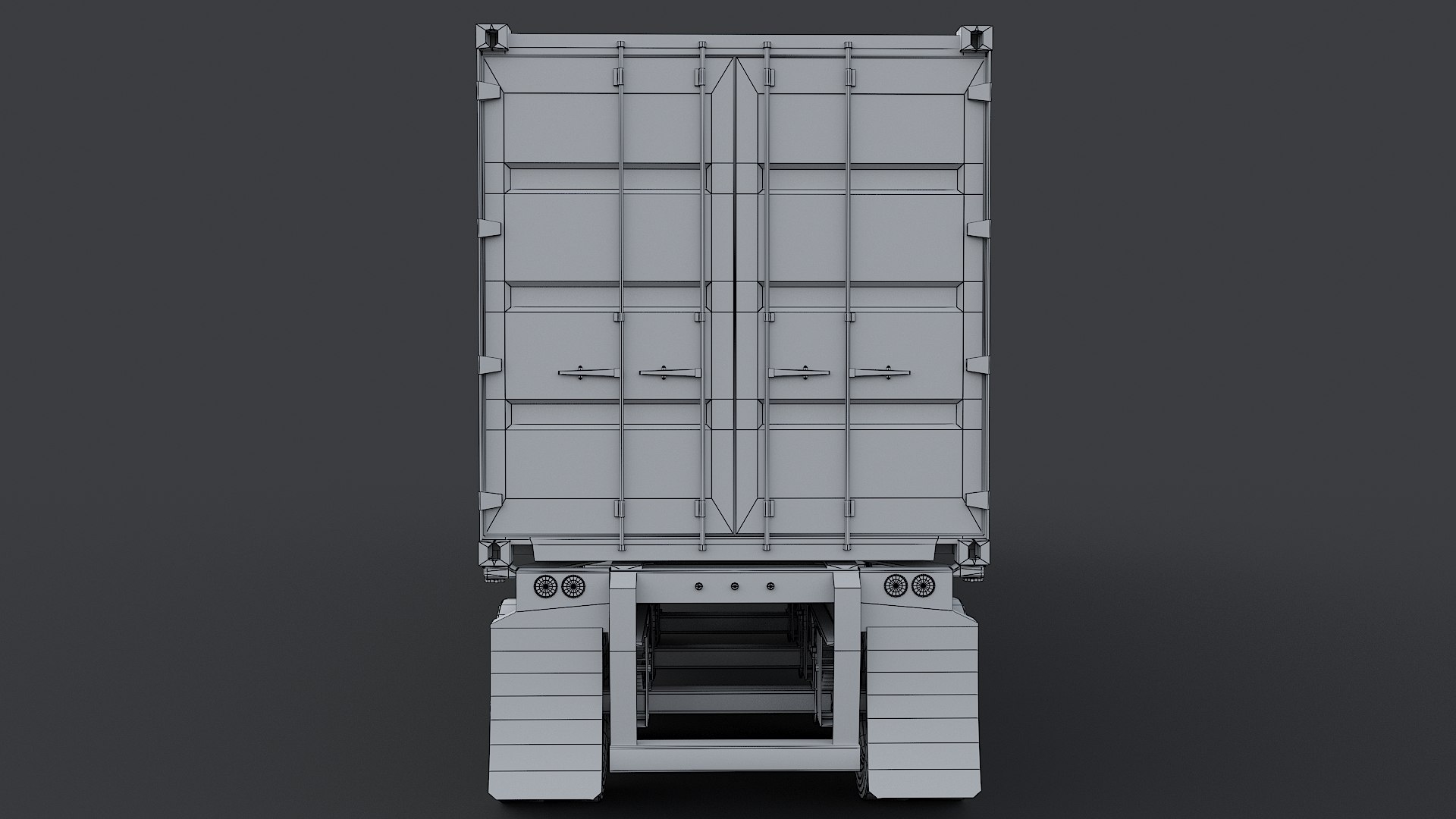 3D Container Vehicle Truck - TurboSquid 1669877
